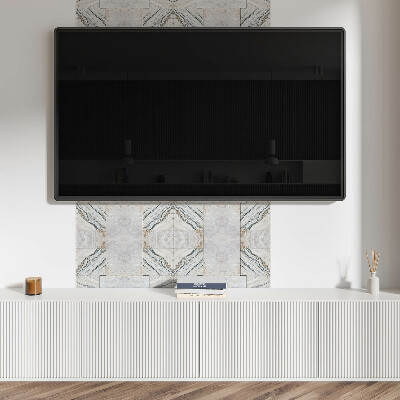 Panou decorativ bucatarie pătrat Design inspirat din piatră