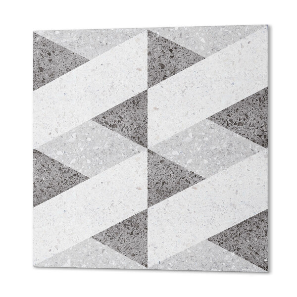 Panou decorativ pătrat Un joc de contraste în forme geometrice