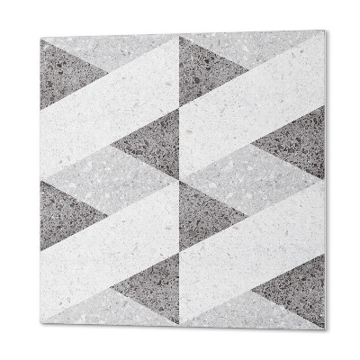 Panou decorativ pătrat Un joc de contraste în forme geometrice