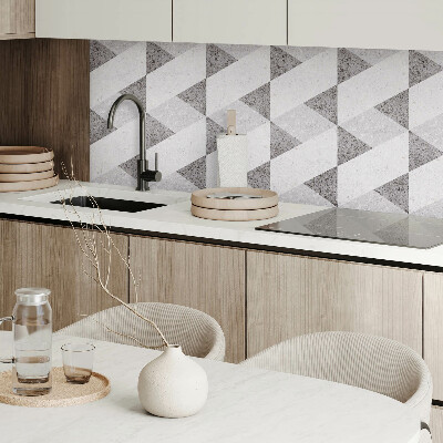 Panou decorativ pătrat Un joc de contraste în forme geometrice