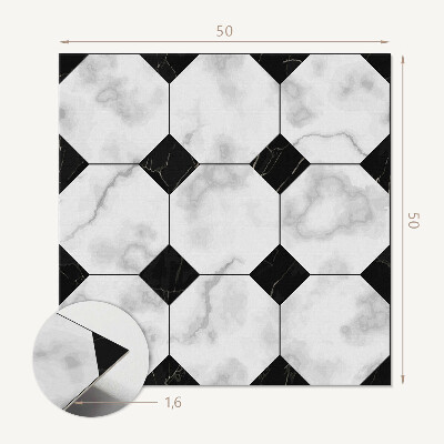 Panou decorativ pătrat Modele geometrice atractive