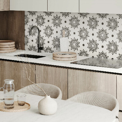 Panou decorativ bucatarie pătrat Model Mandala Mesh