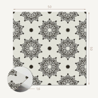 Panou decorativ bucatarie pătrat Model Mandala Mesh