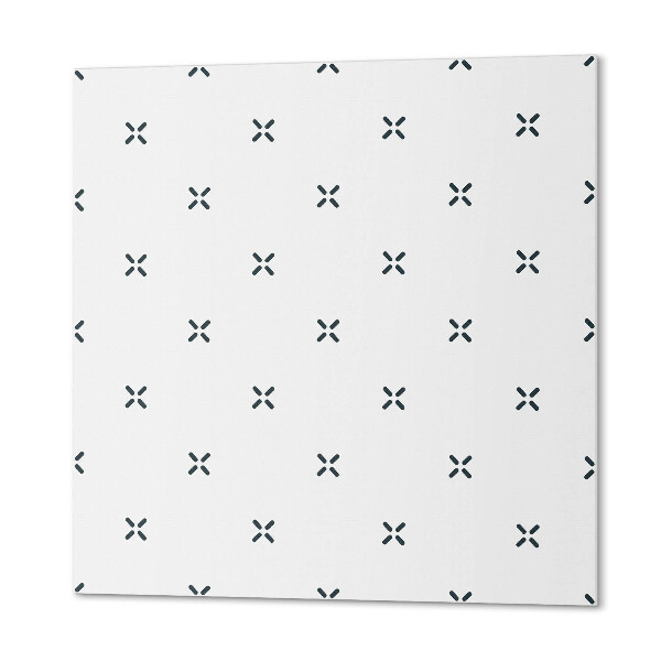 Panou decorativ pătrat Model elegant cu punct de cruce