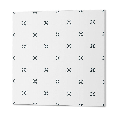 Panou decorativ pătrat Model elegant cu punct de cruce