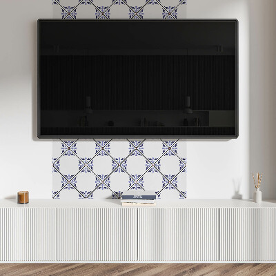 Panou decorativ bucatarie pătrat Stil cu model floral