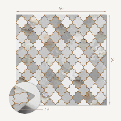 Panou decorativ pătrat Geometrie în stil mozaic
