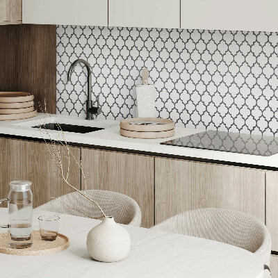 Panou decorativ bucatarie pătrat Geometrie într-un stil simetric