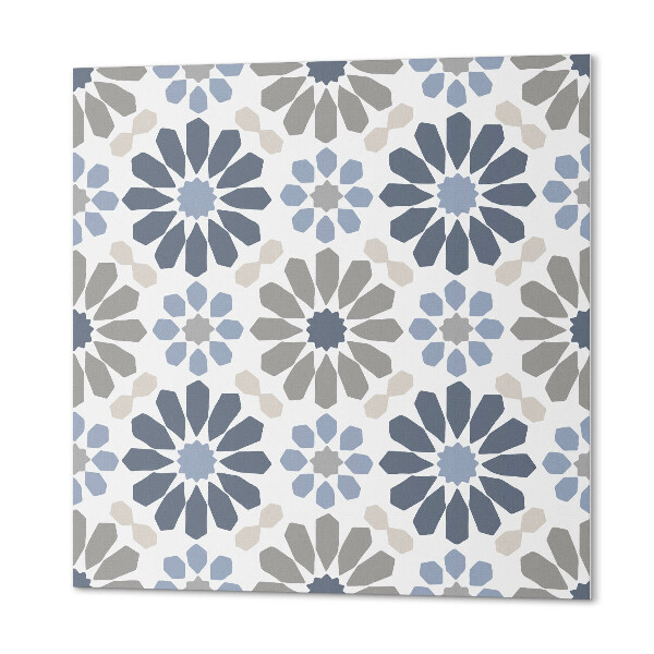 Panou decorativ pătrat Model floral în echilibru