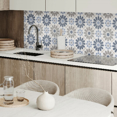 Panou decorativ pătrat Model floral în echilibru