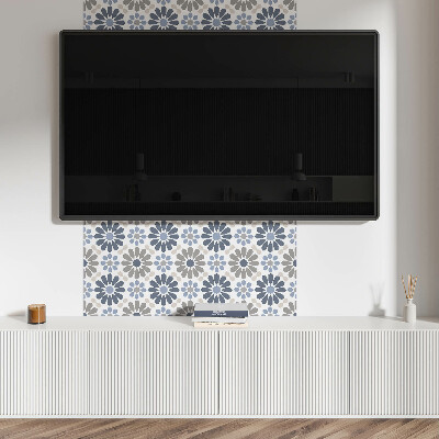 Panou decorativ pătrat Model floral în echilibru