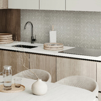 Panou decorativ pătrat Flori în geometria modernă