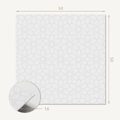 Panou decorativ bucatarie pătrat Roți elegante într-un stil minimalist