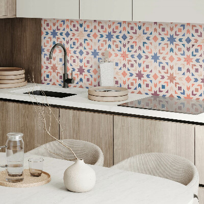 Panou decorativ bucatarie pătrat Simfonia formelor în geometrie