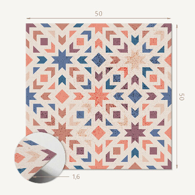 Panou decorativ bucatarie pătrat Simfonia formelor în geometrie