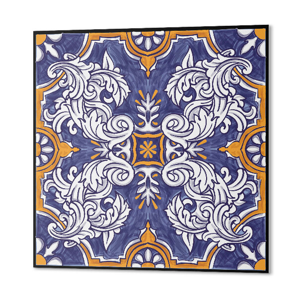 Panou decorativ pătrat Ornamente în stil floral