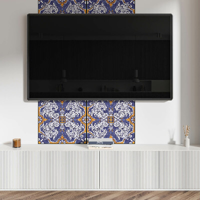Panou decorativ pătrat Ornamente în stil floral