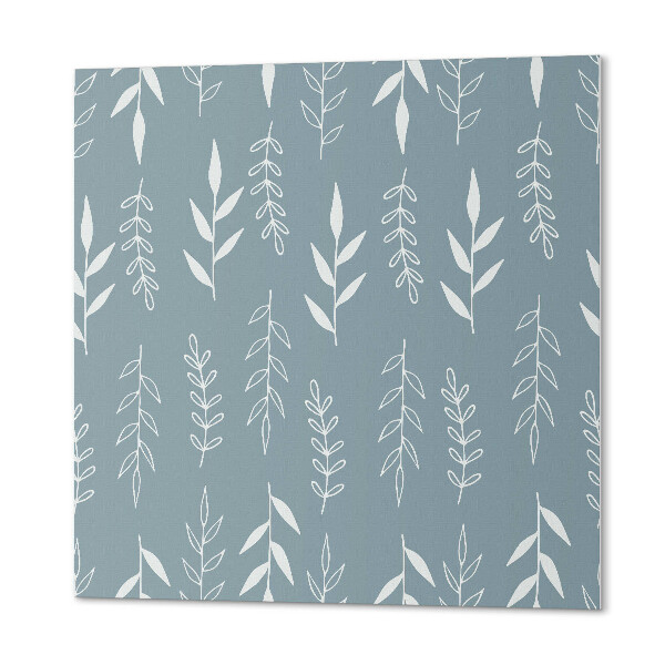 Panou decorativ bucatarie pătrat Design botanic