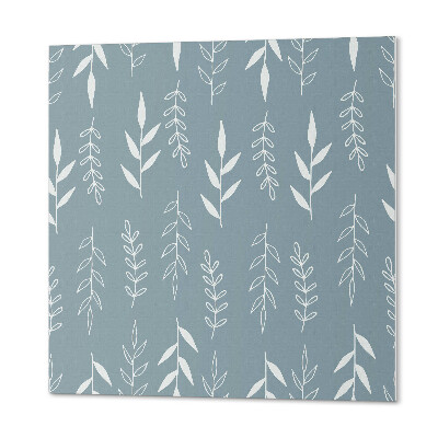 Panou decorativ bucatarie pătrat Design botanic