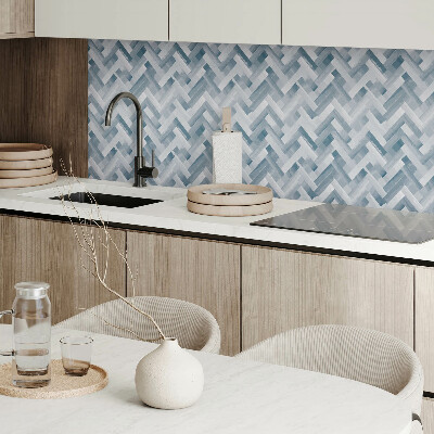 Panou decorativ pătrat Dungi în zig-zag