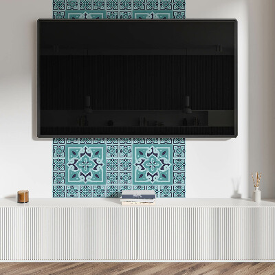 Panou decorativ pătrat Model floral într-o versiune modernă