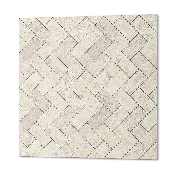 Panou decorativ bucatarie pătrat Model elegant în oase