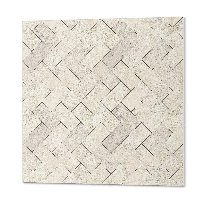 Panou decorativ bucatarie pătrat Model elegant în oase