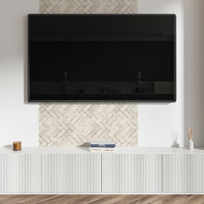 Panou decorativ bucatarie pătrat Model elegant în oase