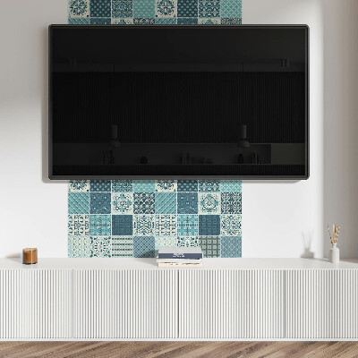Panou decorativ pătrat Forme de mozaic în stil geometric