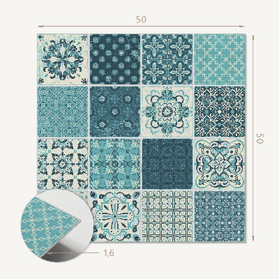 Panou decorativ pătrat Forme de mozaic în stil geometric