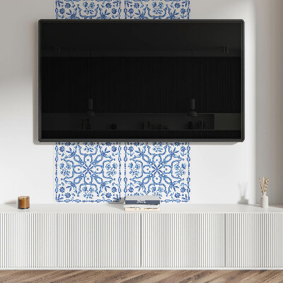 Panou decorativ bucatarie pătrat Motiv floral decorativ