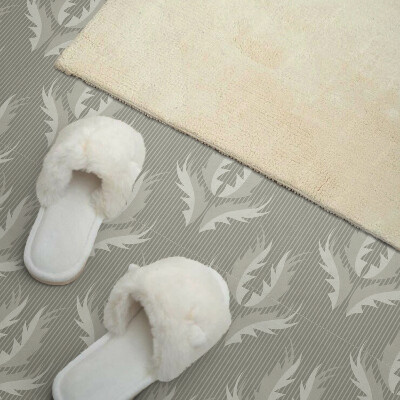 Panou decorativ bucatarie pătrat Un motiv floral rafinat