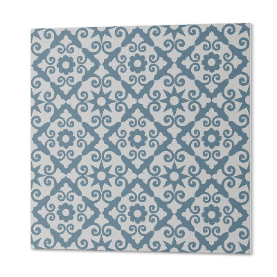 Panou decorativ bucatarie pătrat Ornamente elegante cu motiv floral