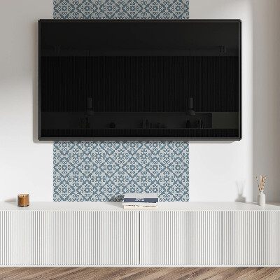 Panou decorativ bucatarie pătrat Ornamente elegante cu motiv floral