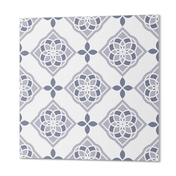 Panou decorativ bucatarie pătrat Romburi geometrice într-o ediție artistică