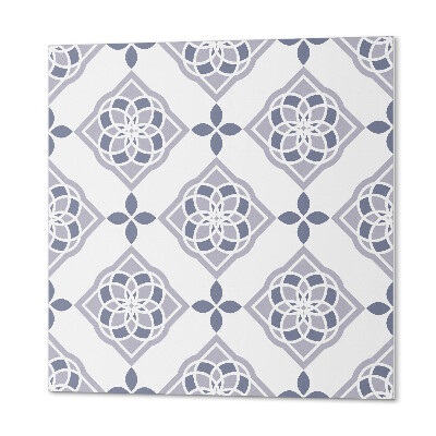Panou decorativ bucatarie pătrat Romburi geometrice într-o ediție artistică