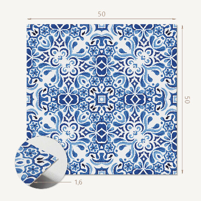 Panou decorativ bucatarie pătrat Motiv vegetal elegant