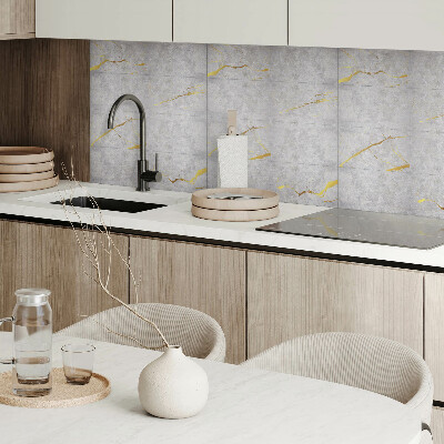 Panou decorativ bucatarie pătrat Design din marmură cu o notă elegantă
