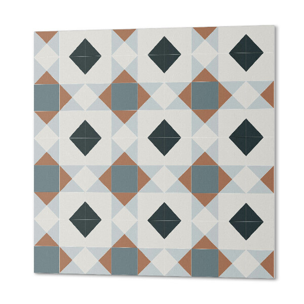 Panou decorativ pătrat Geometrie în stil gresie