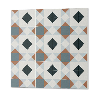 Panou decorativ pătrat Geometrie în stil gresie