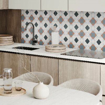 Panou decorativ pătrat Geometrie în stil gresie