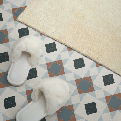 Panou decorativ pătrat Geometrie în stil gresie