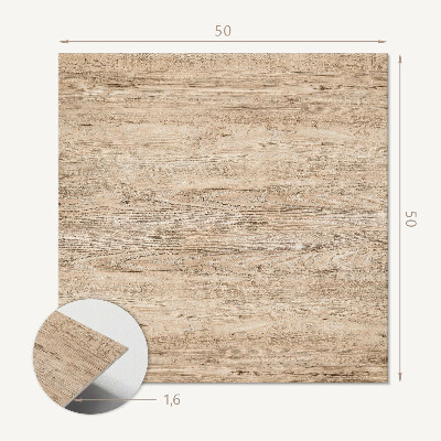 Panou decorativ pătrat Placa stil lemn natural