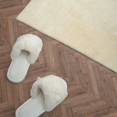 Panou decorativ bucatarie pătrat Stil de pește cu lemn