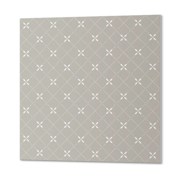 Panou decorativ bucatarie pătrat Motiv geometric elegant cu romb
