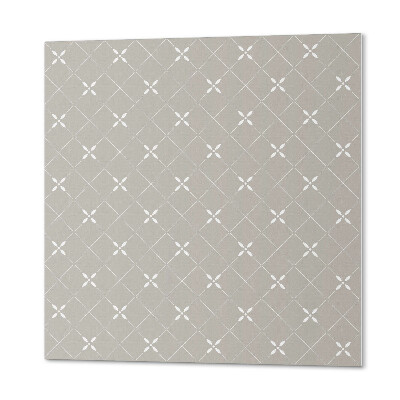 Panou decorativ bucatarie pătrat Motiv geometric elegant cu romb
