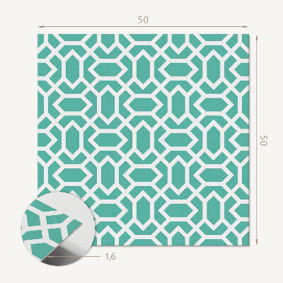 Panou decorativ pătrat Forme elegante în geometrie