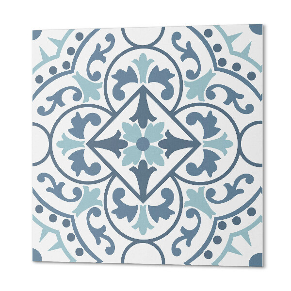 Panou decorativ pătrat Modele florale în ornamente elegante