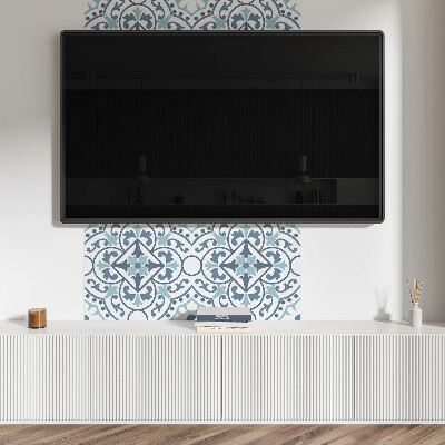 Panou decorativ pătrat Modele florale în ornamente elegante