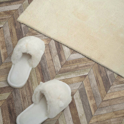 Panou decorativ bucatarie pătrat Heringbone din scânduri naturale